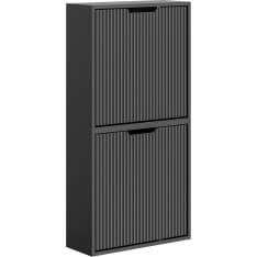 SoBuy FSR204-SCH kapea kenkäkaappi LED-anturivaloilla