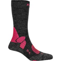 P.A.C. TR 4.1 Trekking Merino Compression Pro Women Anthracite-Coral hyttys- ja punkkisuoja kompressiosukat