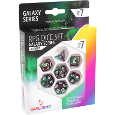 Gamegenic Galaxy Aurora RPG DiceSet (7) noppasetti