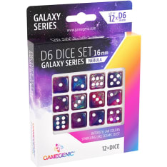 Gamegenic Galaxy Nebula D6 DiceSet 16 mm (12) noppasetti