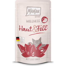 MjAMjAM Wellness Mono Skin & coat beef 125 g wet cat food