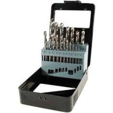 Schwan HSS 19-piece ground drill bit set