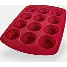 Heirol 12 cup silicone muffin pan