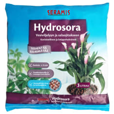 Seramis Hydrosora 3 L, raekoko 4–8 mm