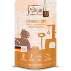 MjAMjAM Quetschie Mono chicken 125 g wet cat food