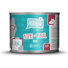 MjAMjAM VetCat Kidneys mono beef 200g grain-free wet cat food