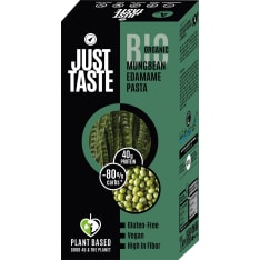 JUST TASTE Luomu 250 g Mungopapu-Edamamepasta