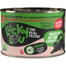 Lucky Lou SuperMono Villisika 200 g kissan märkäruoka