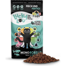 Lucky Lou taimen monoproteiini 340 g kissan kuivaruoka