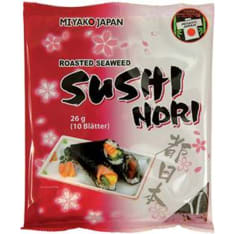Miyako Roasted Seaweed Sushi Nori 26 g paahdettu merilevä