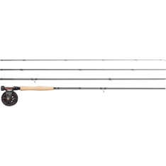 Greys Fin Euro Rod, Reel & Line Combo 11Ft 3Line 4Pc / 3/4 Reel / Euro Line perhokela+vapa