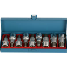 GeeTee 1/2" 9-os. kuusiokolohylsysarja