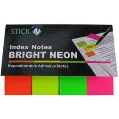 Stick'n Neonmarker 50x20mm 4 colors