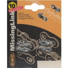 KMC MissingLink 10-v,EPT Silver, 11/128" 2kpl ketjulukko