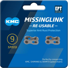KMC MissingLink 9-v, Silver EPT, 11/128" 2 kpl ketjulukko