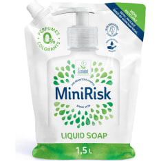 Mini Risk 1,5 l nestesaippua täyttöpussi