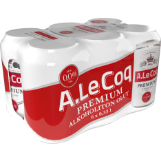 A. Le Coq 0,33l 6-pakki alkoholiton olut