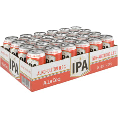 A. Le Coq IPA 24x0,33l alkoholiton olut