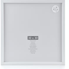 Nina valkoinen MDF 30x30 pleksikehys