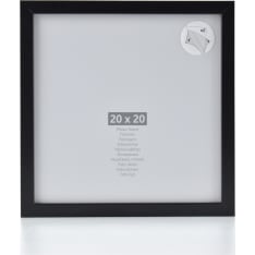 Nina musta MDF 20x20 pleksikehys