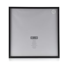 Nina musta MDF 40x40 pleksikehys