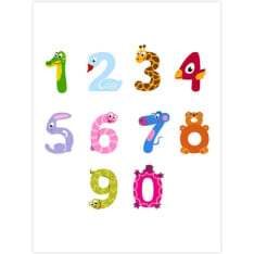 Numbers 30X40 poster