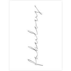 Fabulous 30X40 poster
