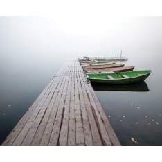 Pier with Boats 40x50cm poster