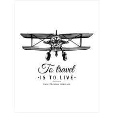 To travel 30X40 juliste