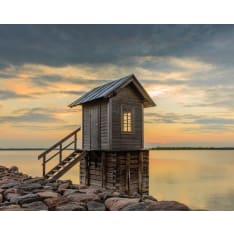 Cabin 40x50cm poster