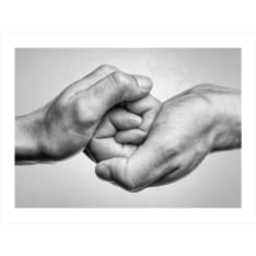 Hands Connect 30x40cmcm poster