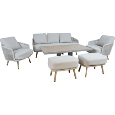 Home4you Malise 6-piece garden furniture set