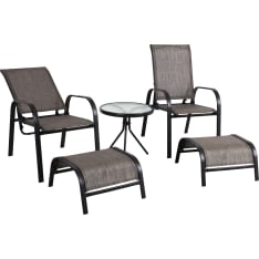 Home4you Dakota sun lounger set