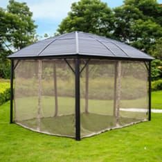 Home4you Zurich 3x3,6 m peltikattoinen paviljonki