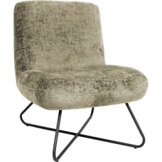 Home4you Farica beige slipper chair