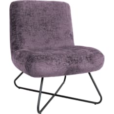 Home4you Farica bordeaux slipper chair