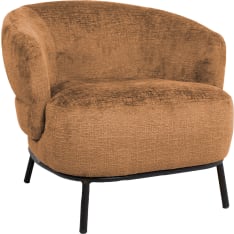 Home4you Gemala orange armchair