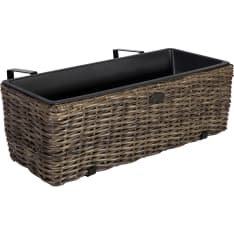 Home4you Wicker 60x19x18cm parvekelaatikko