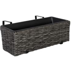 Home4you Wicker 60x19x18cm parvekelaatikko