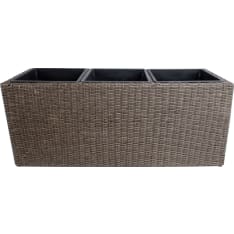 Home4you Wicker 110x39x45cm kukkalaatikko