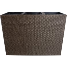 Home4you Wicker 110x39x88cm kukkalaatikko