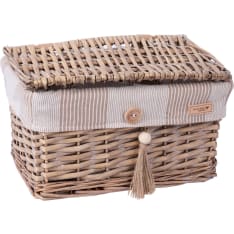 Home4you Willi Stripe säilytyskori 2 kpl