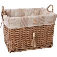 Home4you Willi Stripe storage basket pcs 2 pcs