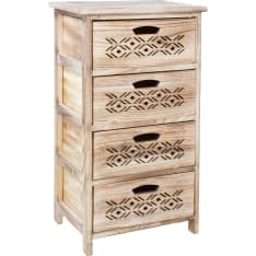 Home4you Mihkli chest of drawers with 4 drawers