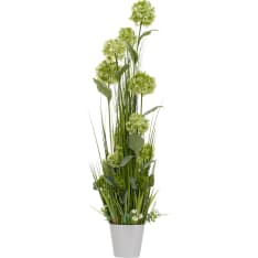 Home4you In Garden 120 cm hydrangea and grass with pot artificial plant