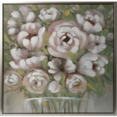 Home4you White Flowers painting