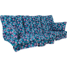Home4you Roma leaf patterned cushions for garden swing 3 pcs