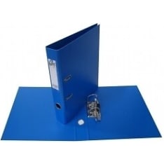 Plastic folder A4 50mm blue