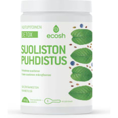 Ecosh Suoliston puhdistus - kuiturikas Detox-jauhe, 260 g ravintolisä