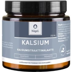 Nôgel Kalsiumjauhe kalsiumsitraattimalaatti 500 mg 150 ml ravintolisä